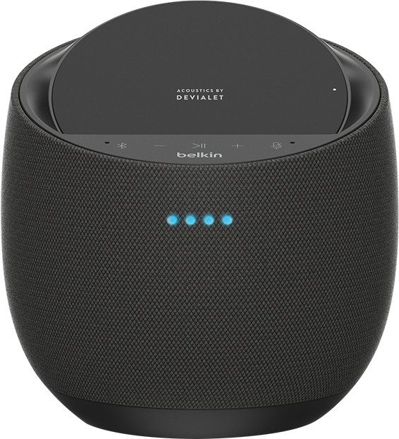 Belkin SoundForm Elite Smart Speaker + Wireless Charger with Alexa & AirPlay - Black